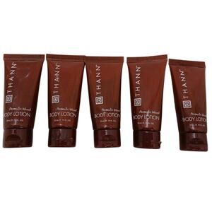 5 Empty Tubes‎ THANN Aromatic Wood Body Lotion Travel Size No Lotion Contents